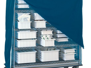 CARRO SUPER ERECTA ROPA LIMPIA CON FUNDA