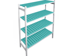 ESTANTERÍA ANTIMICROBIANA DE ALUMINIO