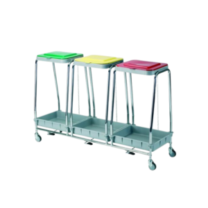 PORTA-SACOS ROPA SUCIA TRIPLE
